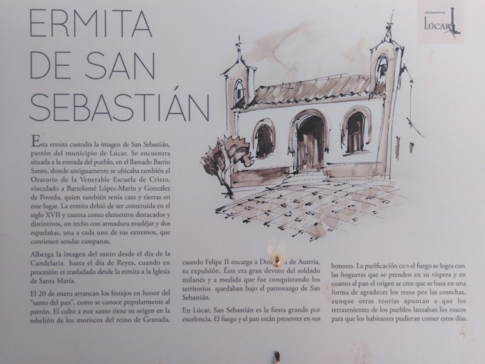 Ermita de San Sebastián.