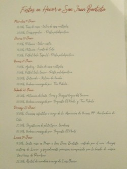 PROGRAMA DE LAS FIESTAS.