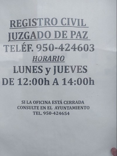 Nuevo horario