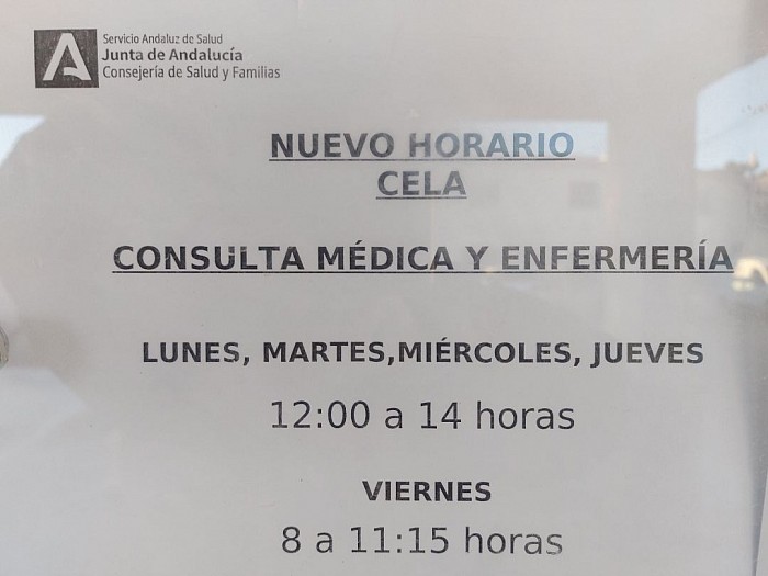 HORARIO AMBULATORIO BARRIO CELA 2024.